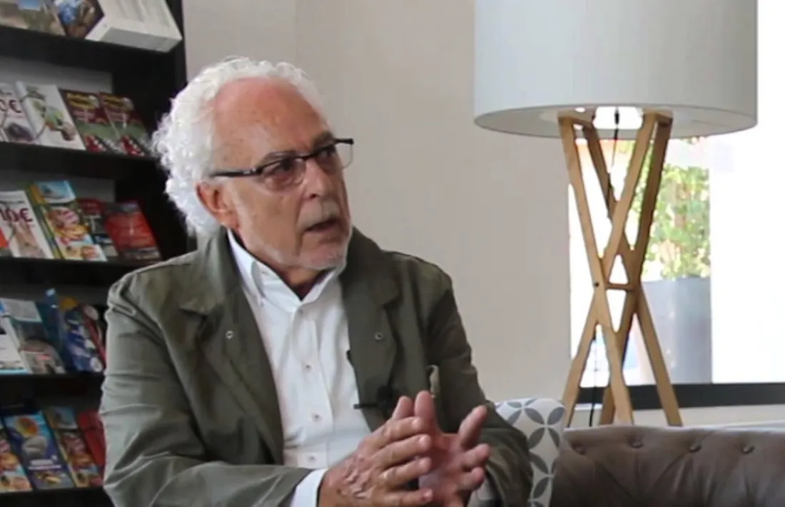 El periodista i novel·lista aragonès entrevista el 2015 a l’espai ‘Human Forum’.