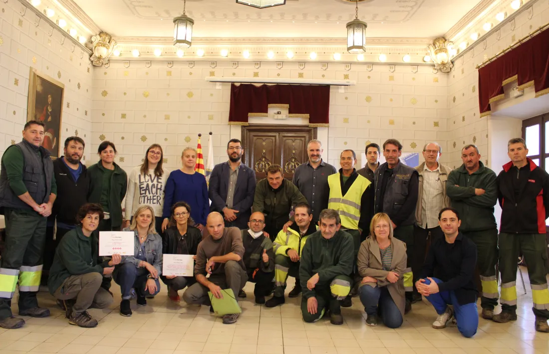 L'acte al consistori, aquest matí. 