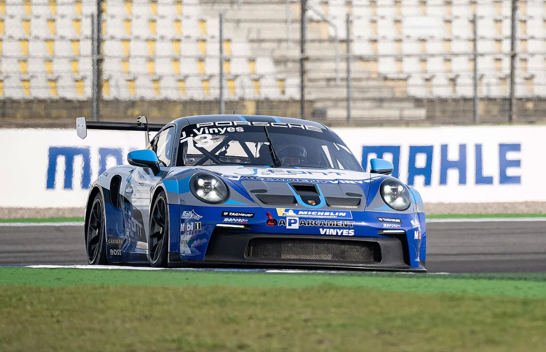 Joan Vinyes, al circuit de Hockenheim.