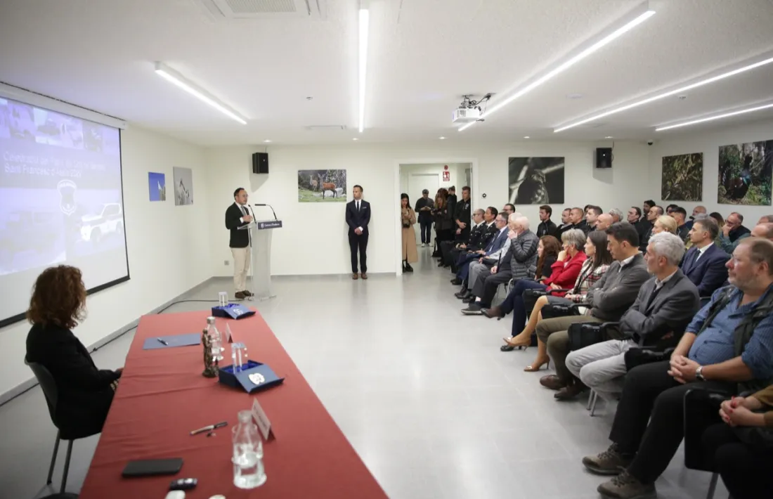 Un instant de la celebració del dia del patró.