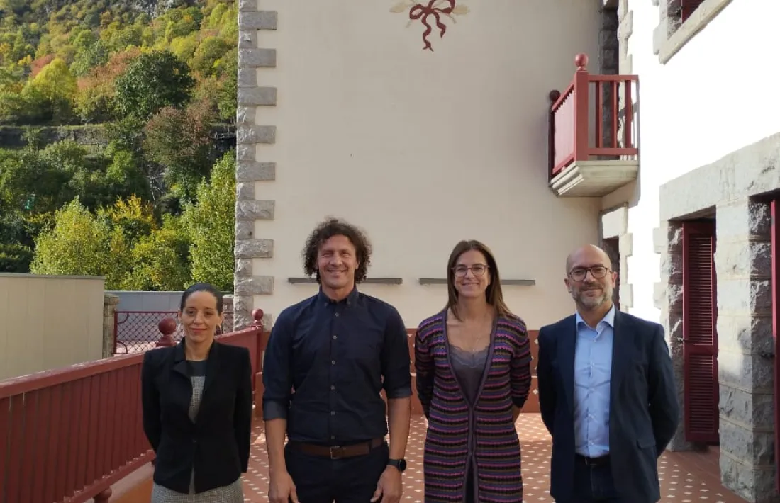 Ponce amb Riva i Sans, ahir.