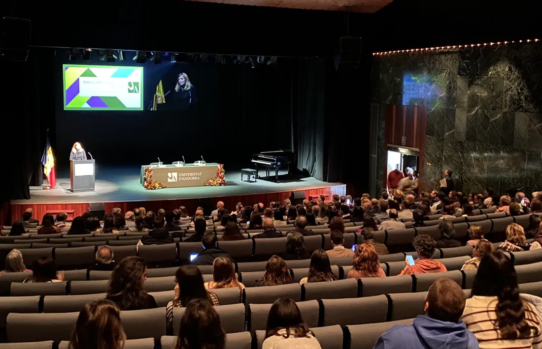 Un moment de la inauguració del nou curs de l'UdA.