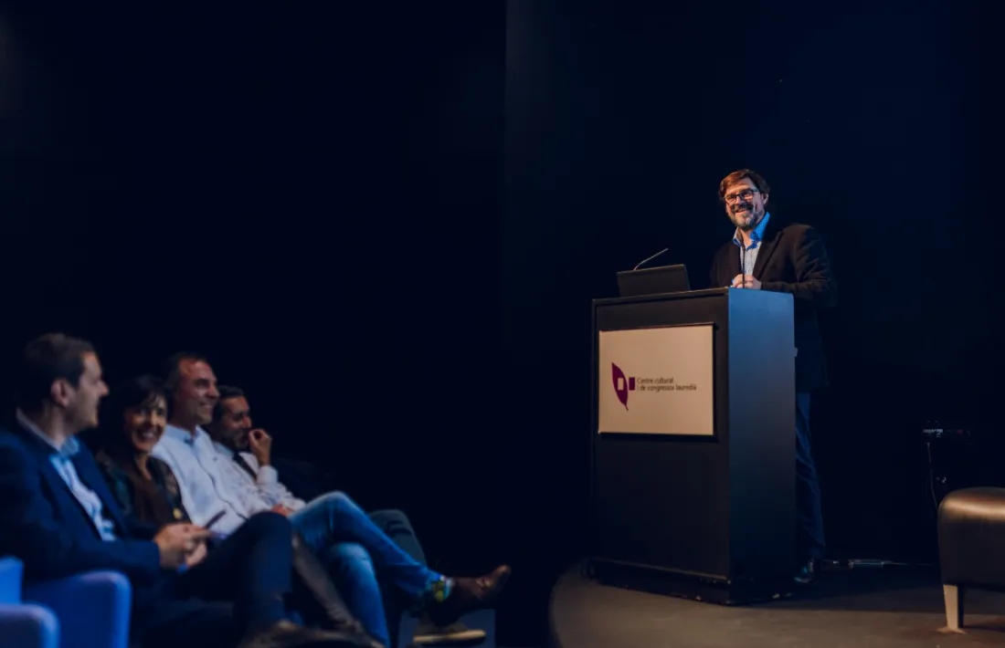 L’advocat Ignacio Alamillo en un moment de la seva intervenció.