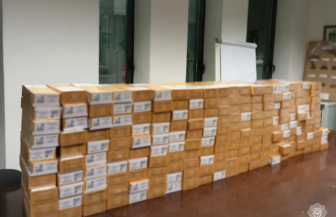 El tabac comissat aquest dimarts a la duana amb França.