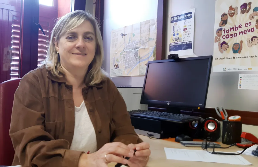 Carme Espuga, regidora de Treball Fronterer a l'Ajuntament de la Seu d'Urgell. 