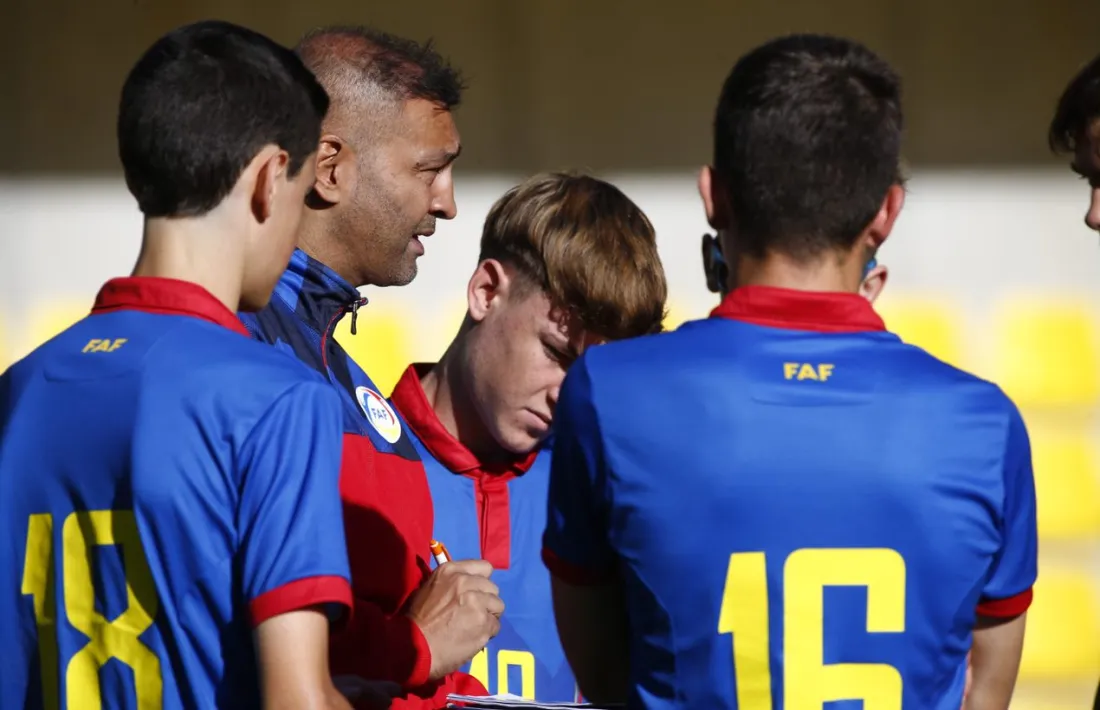Òscar Sonejee, el seleccionador sub-17.