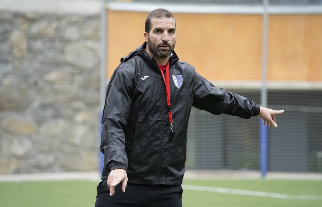 Juan Velasco, amb l’Inter Escaldes.