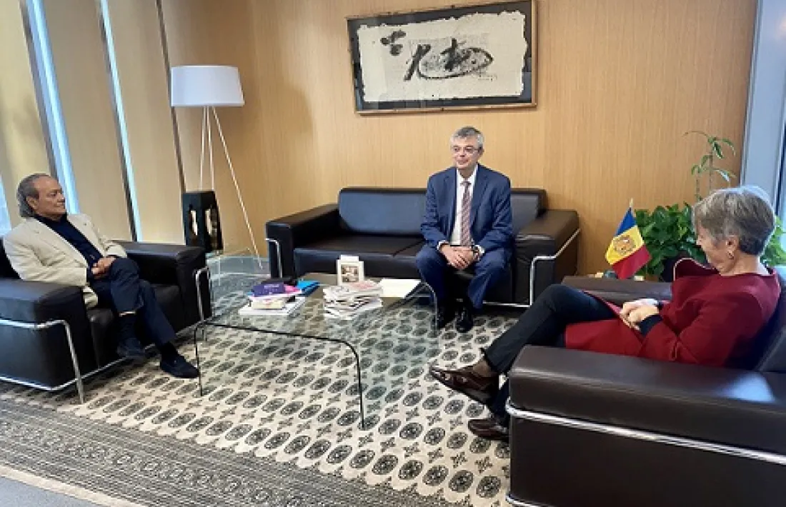 La síndica general, Roser Suñe, ha rebut també Serhii Pohoreltsev i Antoni Zorzano.