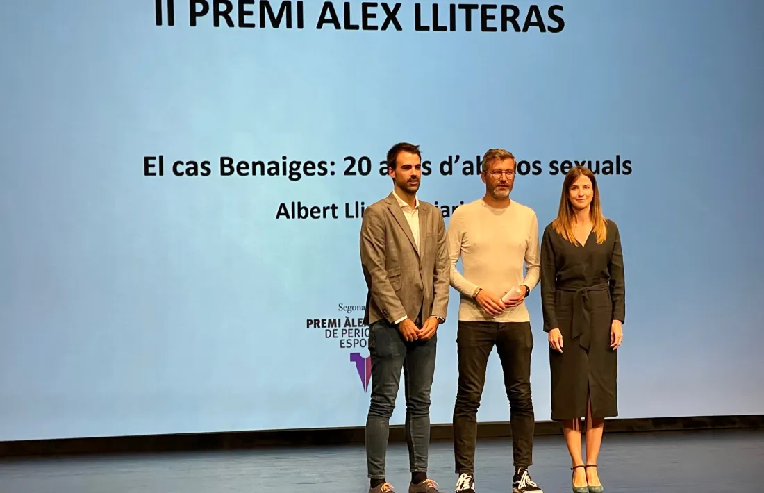Albert Llimós va guanyar ahir el premi Àlex Lliteras, que suma dues edicions.