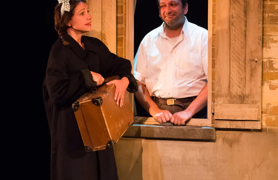 Merryl Beaudonnet, actriu a l’obra ‘Les Crapauds Fous’ 