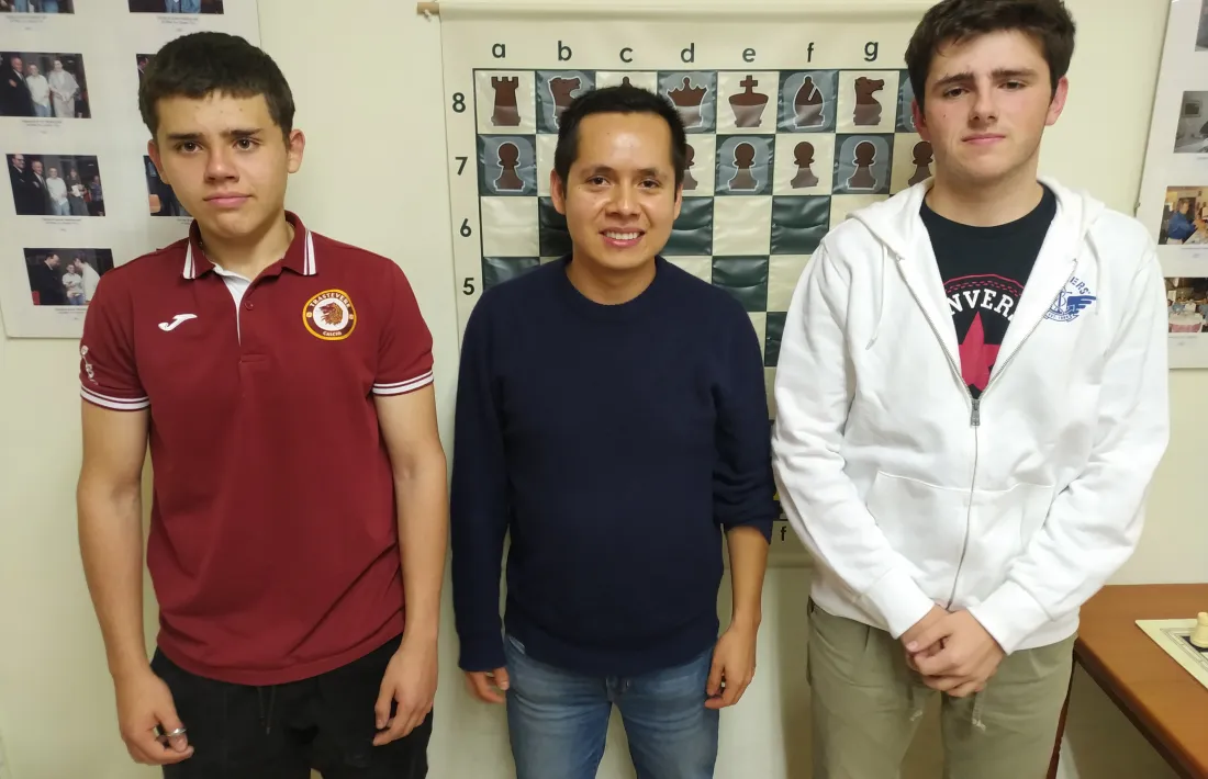 Felipe Porras, al centre de la imatge.