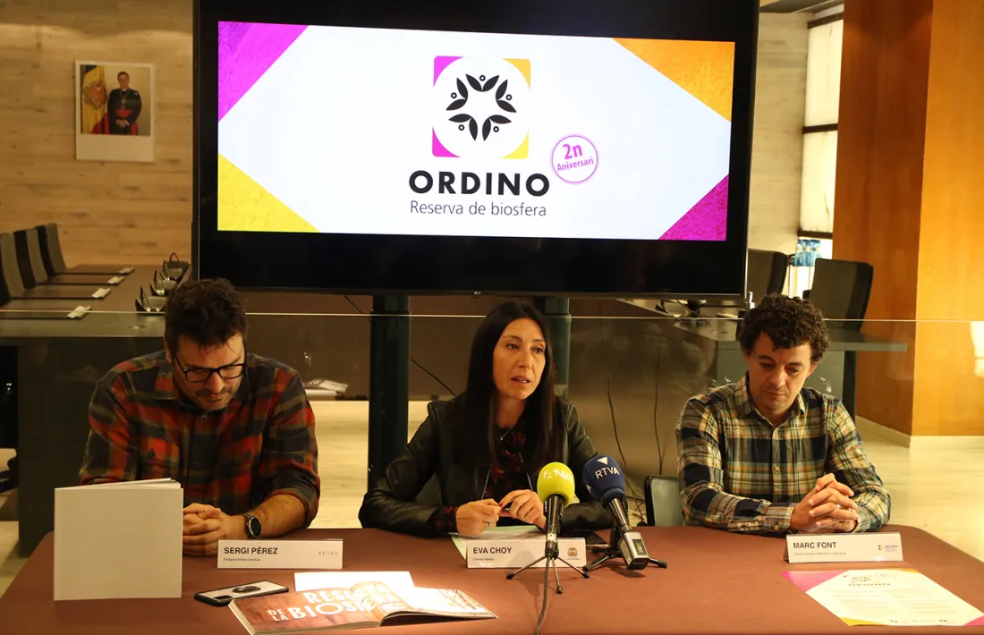 Un moment de la presentació dels actes per commemorar l'aniversari de la nominació.