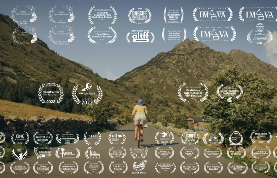 Imatge del videoclip on es recullen bona part d’aquestes nominacions. 