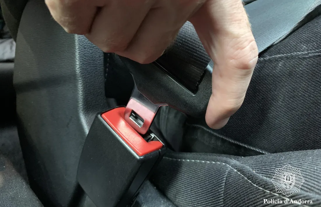 La utilització del cinturó és una de les altres accions sobre les quals s'ha centrat la campanya.