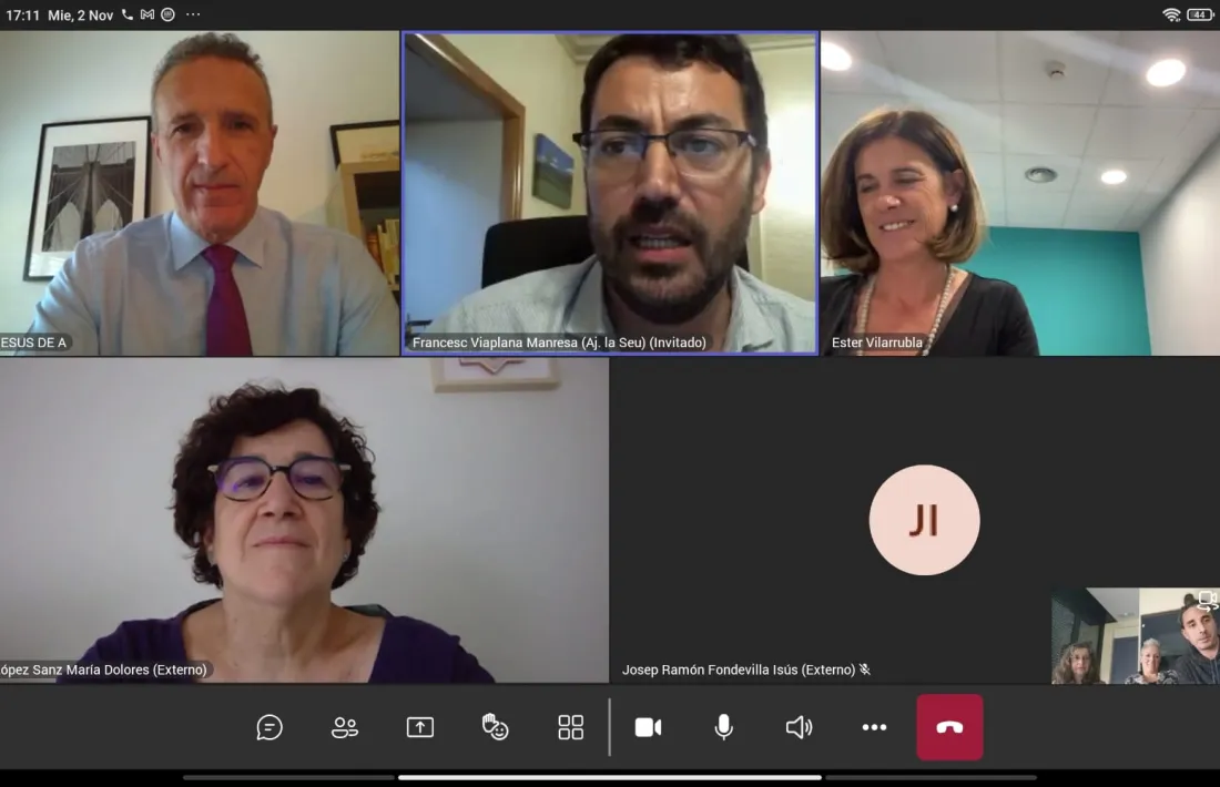 Reunió telemàtica de la junta rectora del centre alturgellenc. 