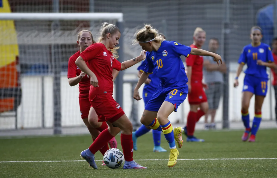 Maria Ruzafa, en un partit amistós.