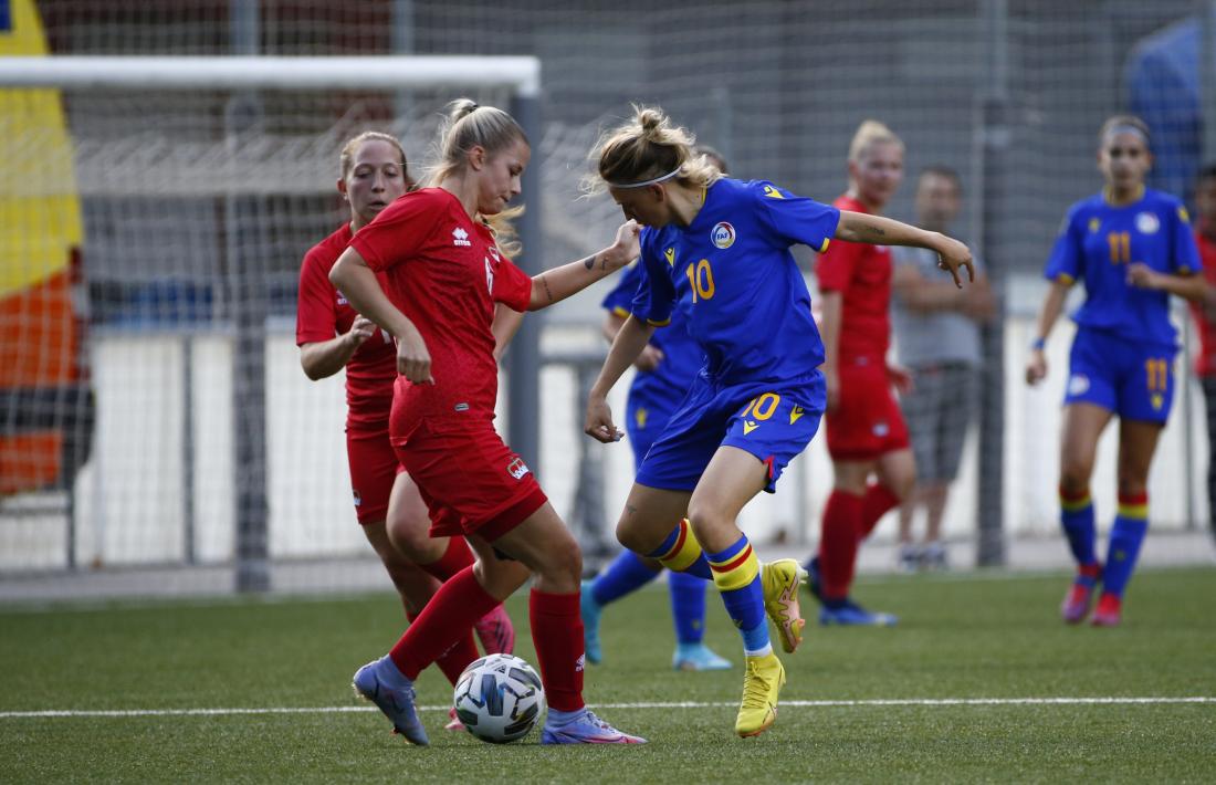 Maria Ruzafa, en un partit amistós.