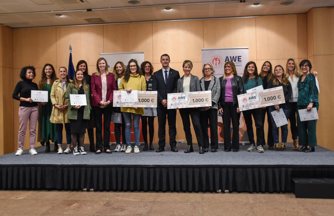 Entrega de premis en l’última edició de l’AWE.