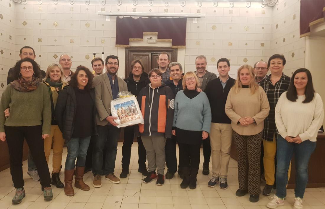 L'acte, a la sala de plens de l'Ajuntament de la Seu d'Urgell. 