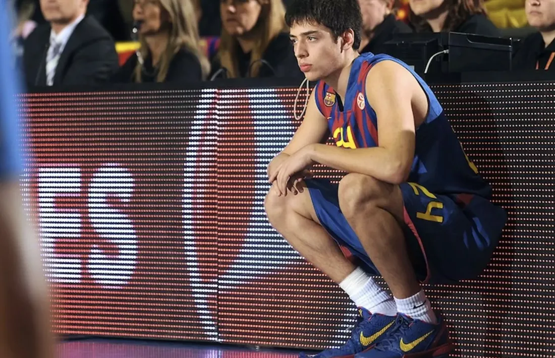 Josep Pérez va debutar el 27 d’octubre del 2011 amb el primer equip del Barça dirigit per Xavi Pascual en un partit d’Eurolliga.