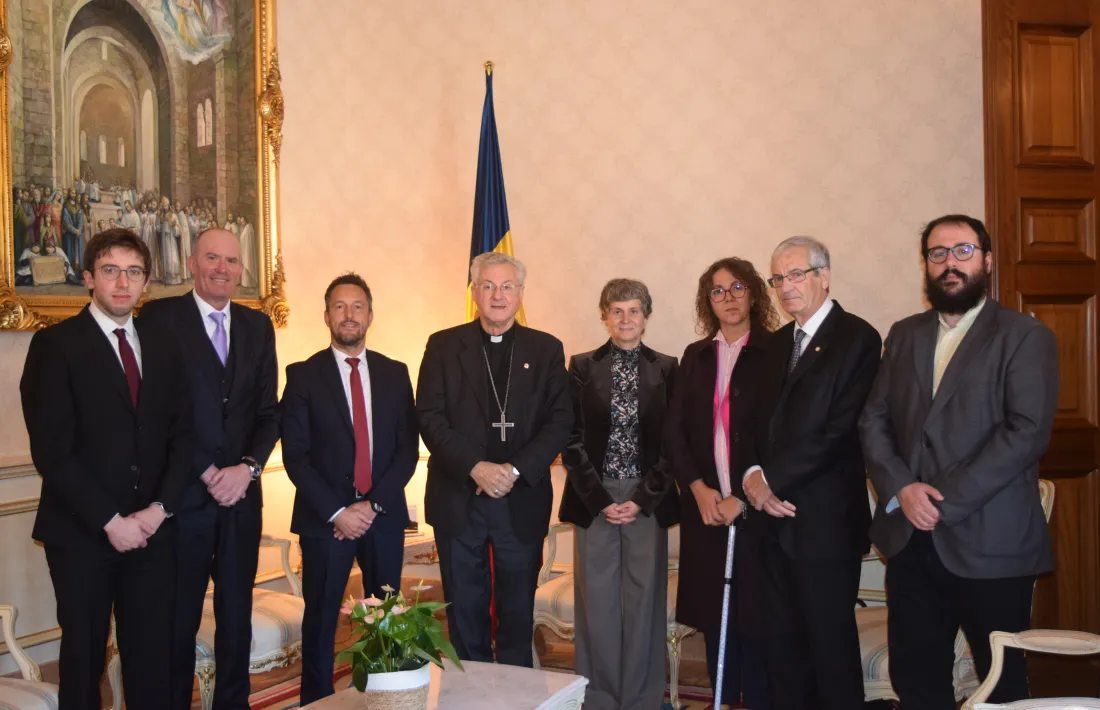 Un instant de la trobada.