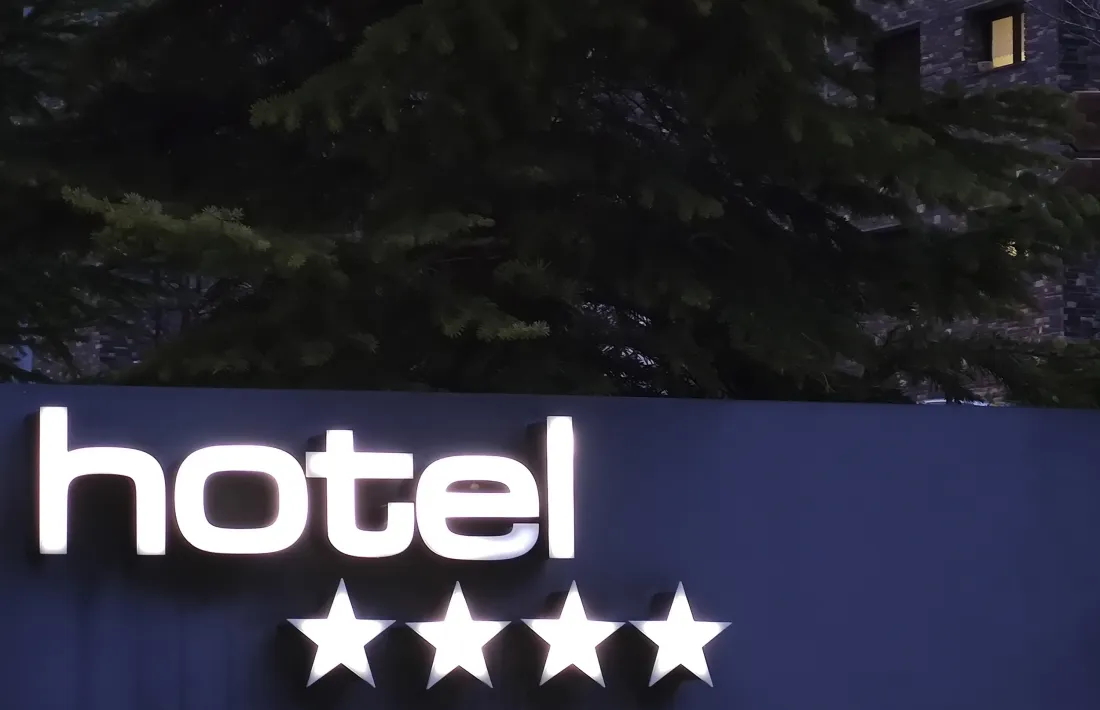 Un establiment hoteler del país.