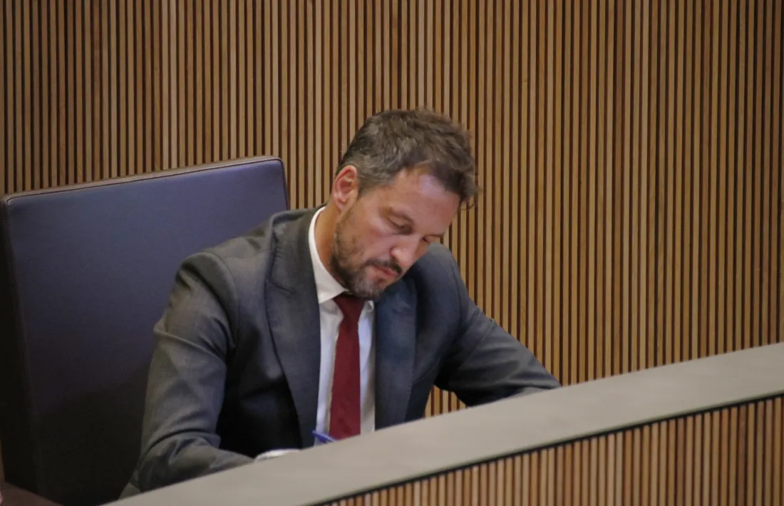 El president del grup parlamentari socialdemòcrata, Pere López.