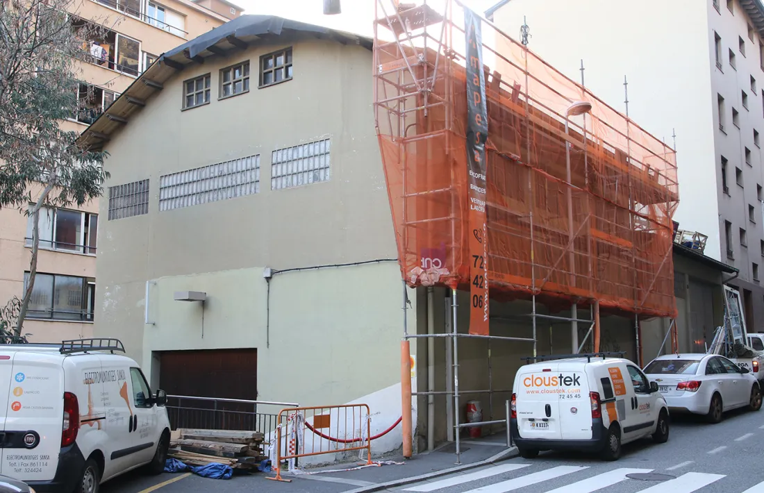 L'antic escorxador, a l'avinguda del Pessebre d'Escaldes-Engordany.