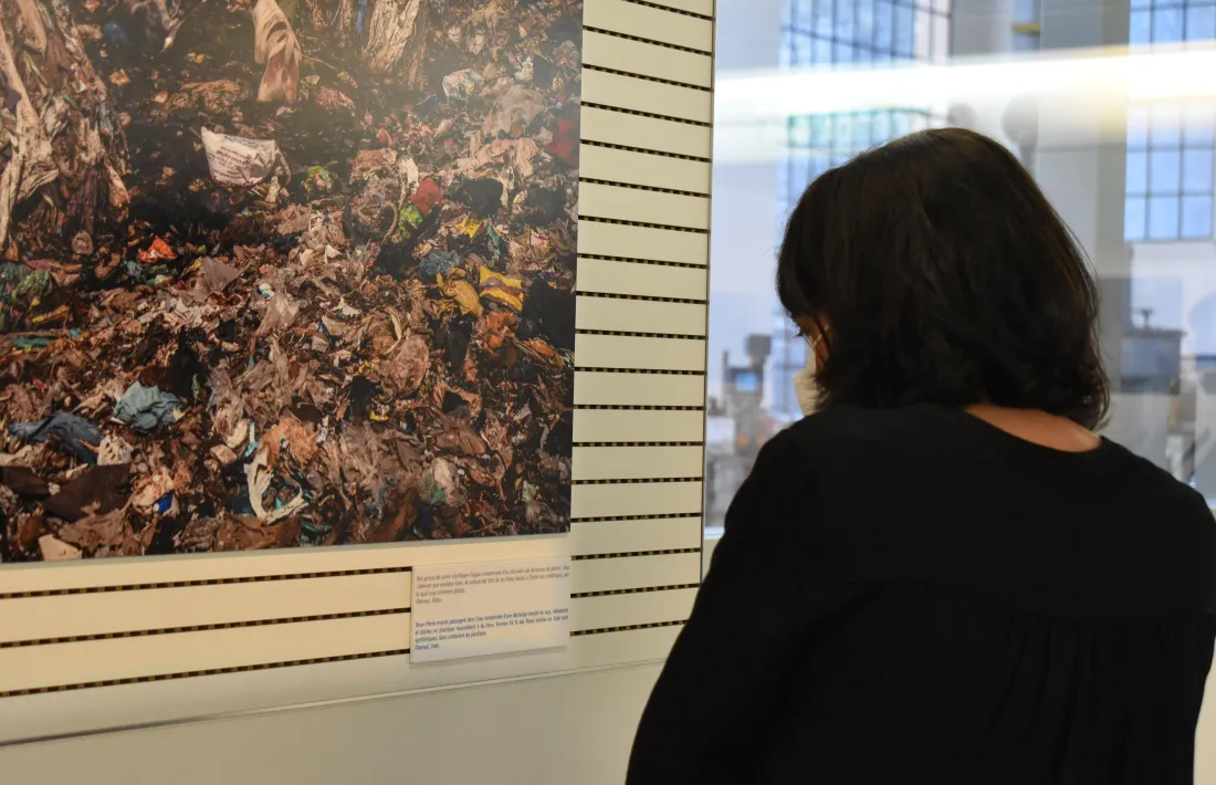 Una imatge de l'exposició del fotoperiodista James Withlow Delano.