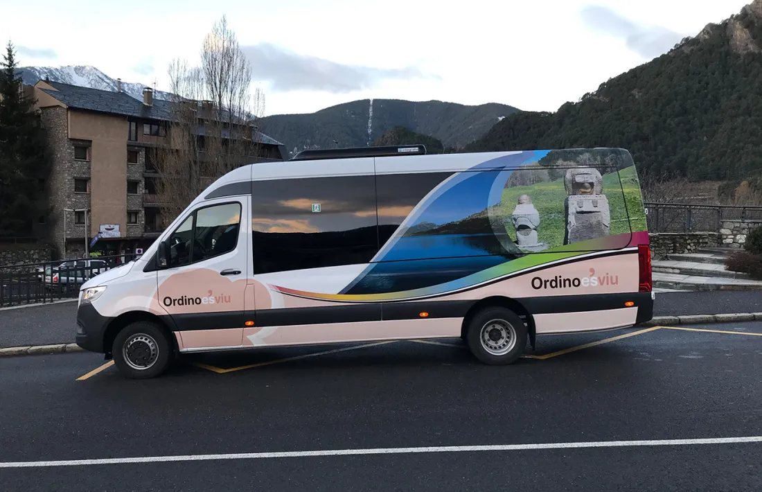 El bus parroquial d'Ordino.