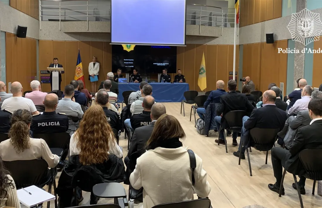 Un instant de la formació.