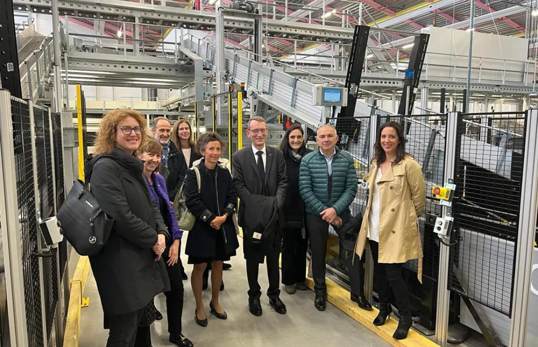 La delegació de la CCIS amb els representants de les cambres d'Occitània.