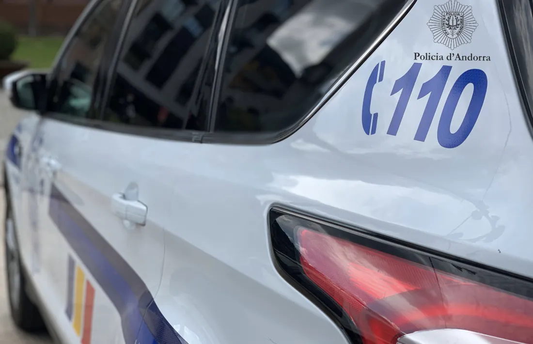 Un vehicle policial.