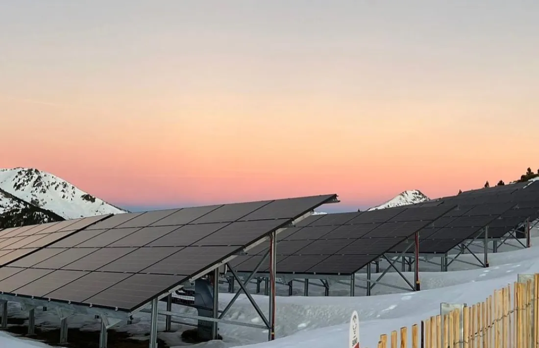 Parc solar de Pal Arinsal.