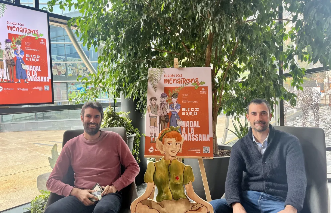 Guillem Forné i Josep Maria Garrallà han presentat l'oferta nadalenca de la Massana.