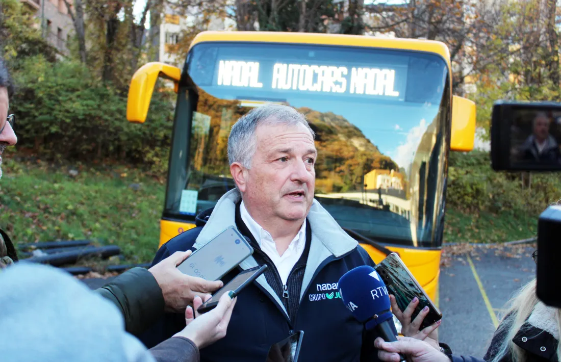 El director general de la companyia d’autocars Nadal, Bartumeu Gabriel, avui.