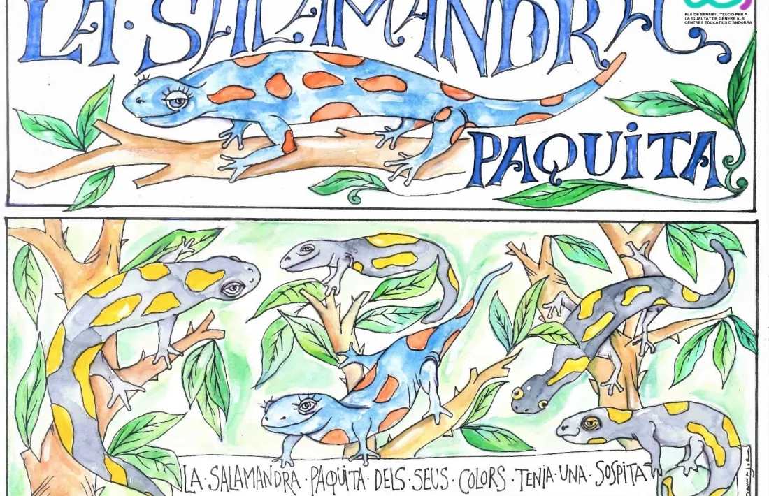 El dibuix que s'ha fet arribar a les escoles de maternal.