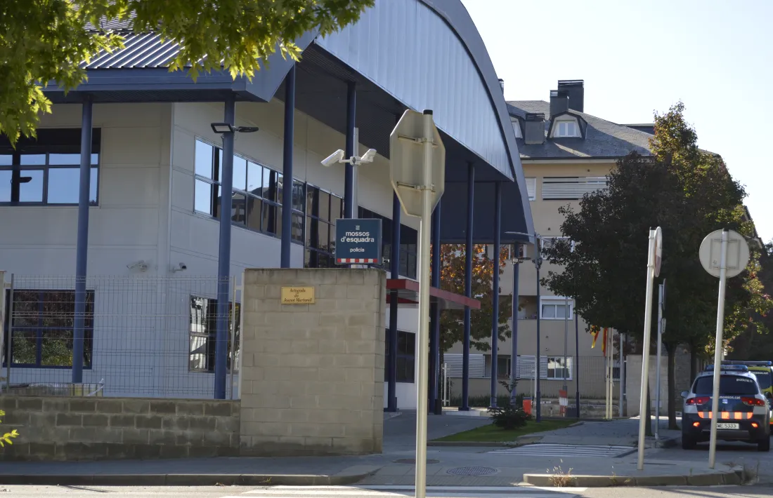 Comissaria dels mossos a la capital alturgellenca. 