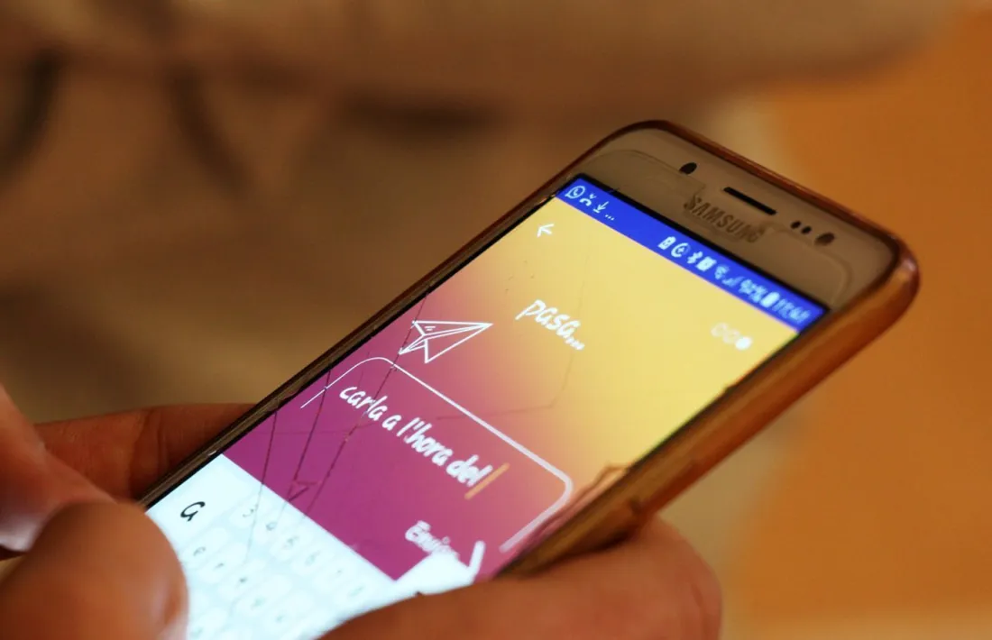 Un dispositiu mòbil.