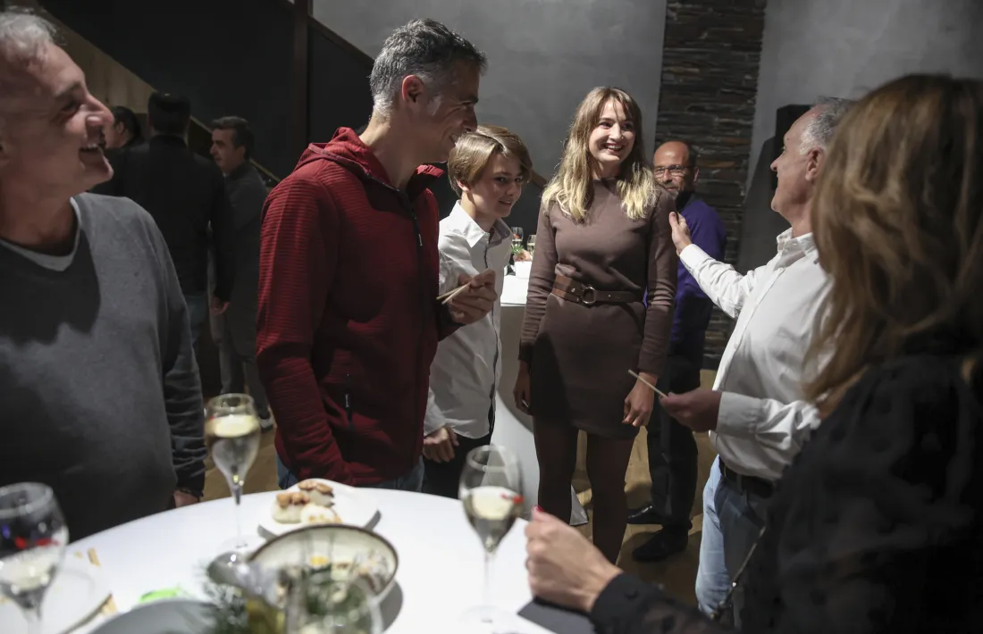 Vicky Jiménez va ser la gran atracció del còctel celebrat ahir a AnyósPark.