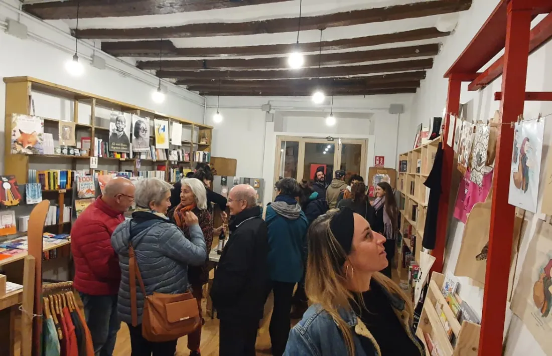 La llibreria, que està actuant com un revulsiu cultural a la ciutat. 