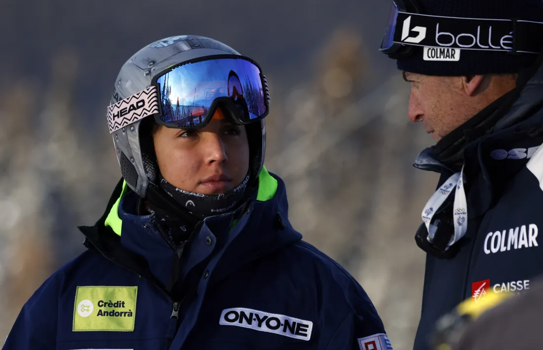 ‘Cande’ Moreno, a Lake Louise.