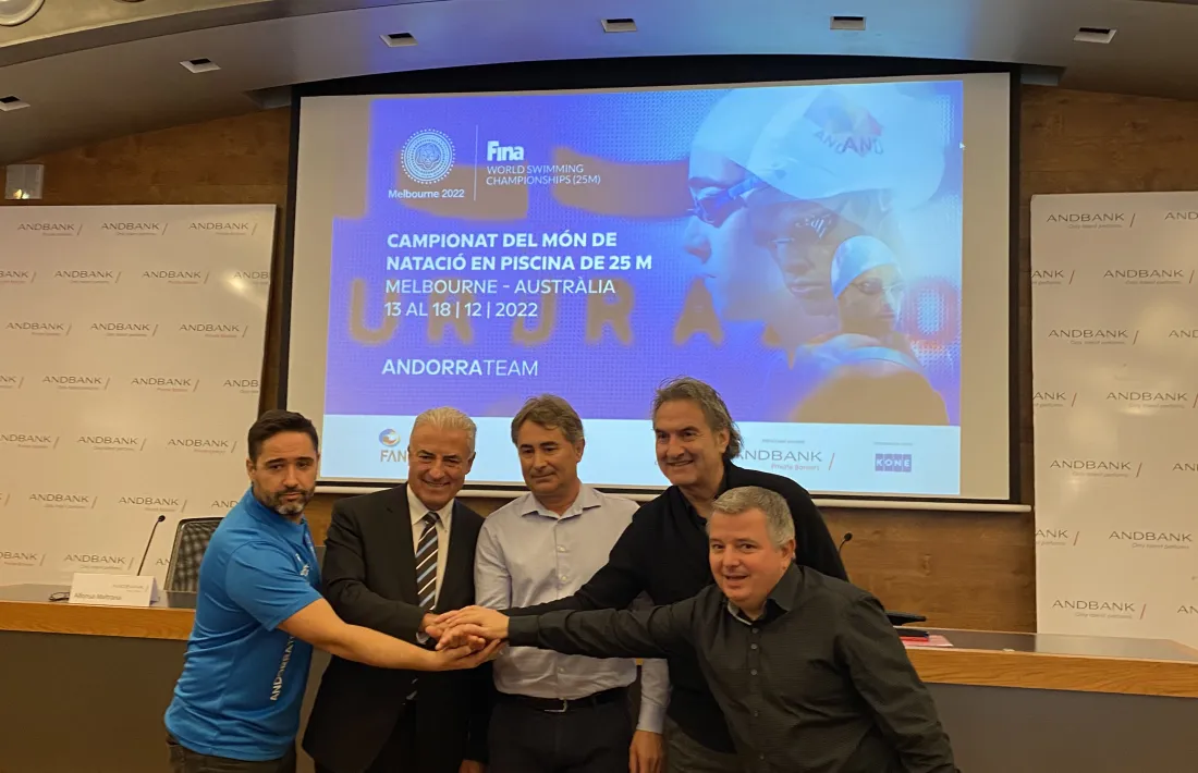 L’equip de la FAN del Campionat del Món de Melbourne es va presentar a Andbank.