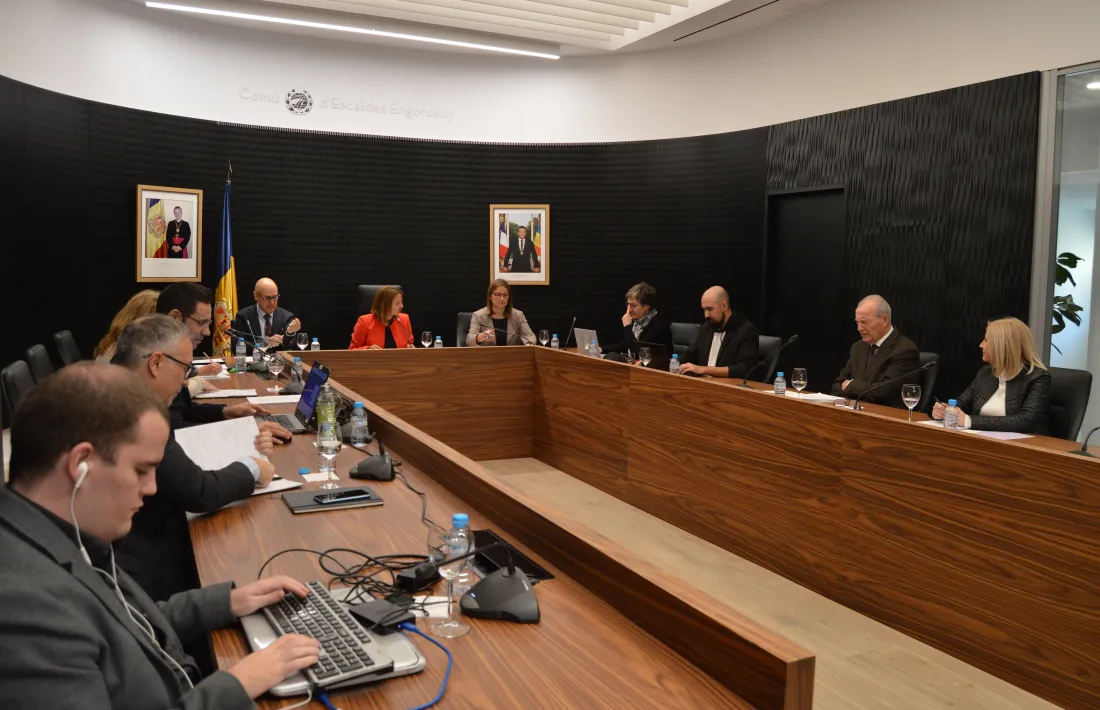 Una sessió del consell de comú d'aquesta tarda.