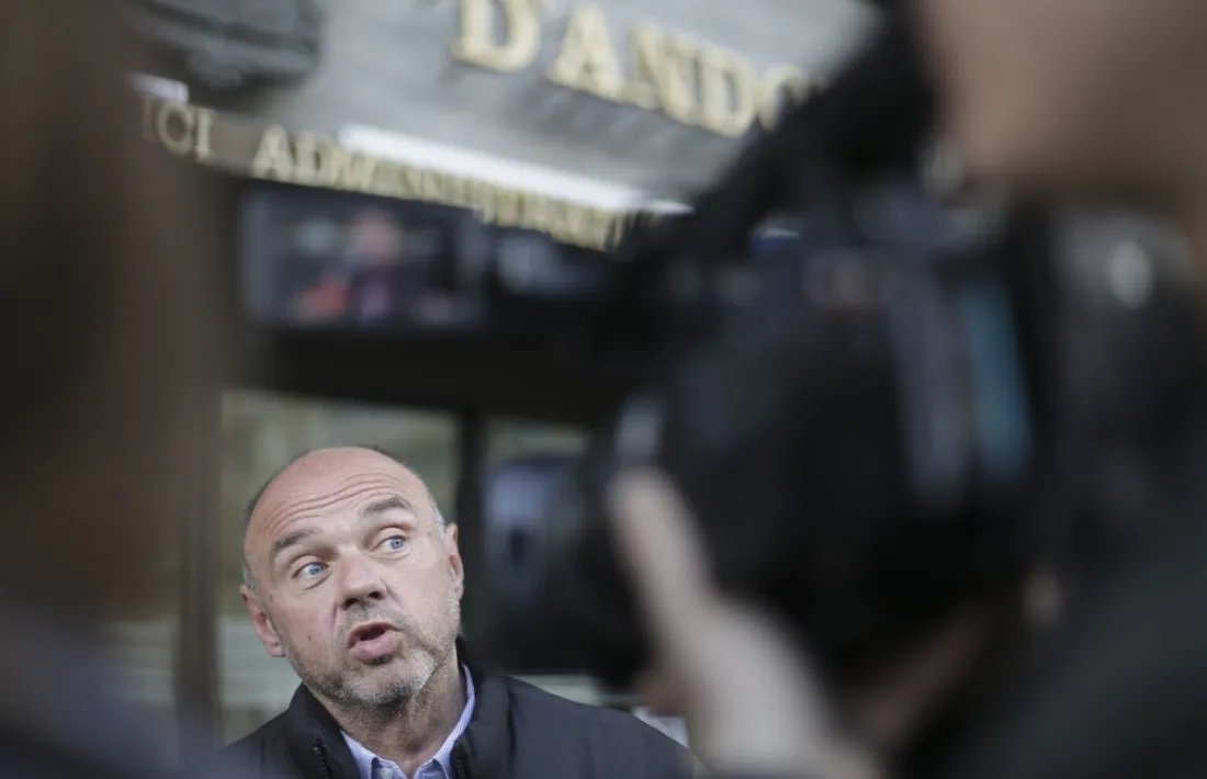 El secretaria general de l'USdA, Gabriel Ubach.