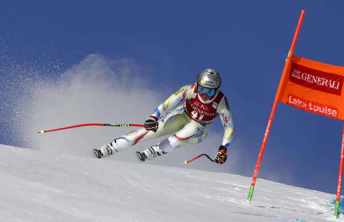 ‘Cande’ Moreno, a Lake Louise.