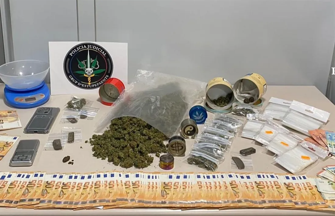 Material comissat en l'operació Filtre.