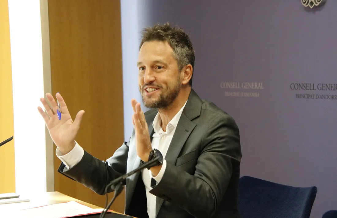 El president del grup parlamentari socialdemòcrata, Pere López.