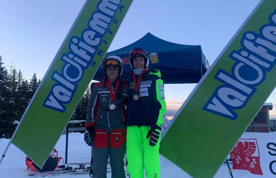 Carla Mijares amb Ludovica Righi.