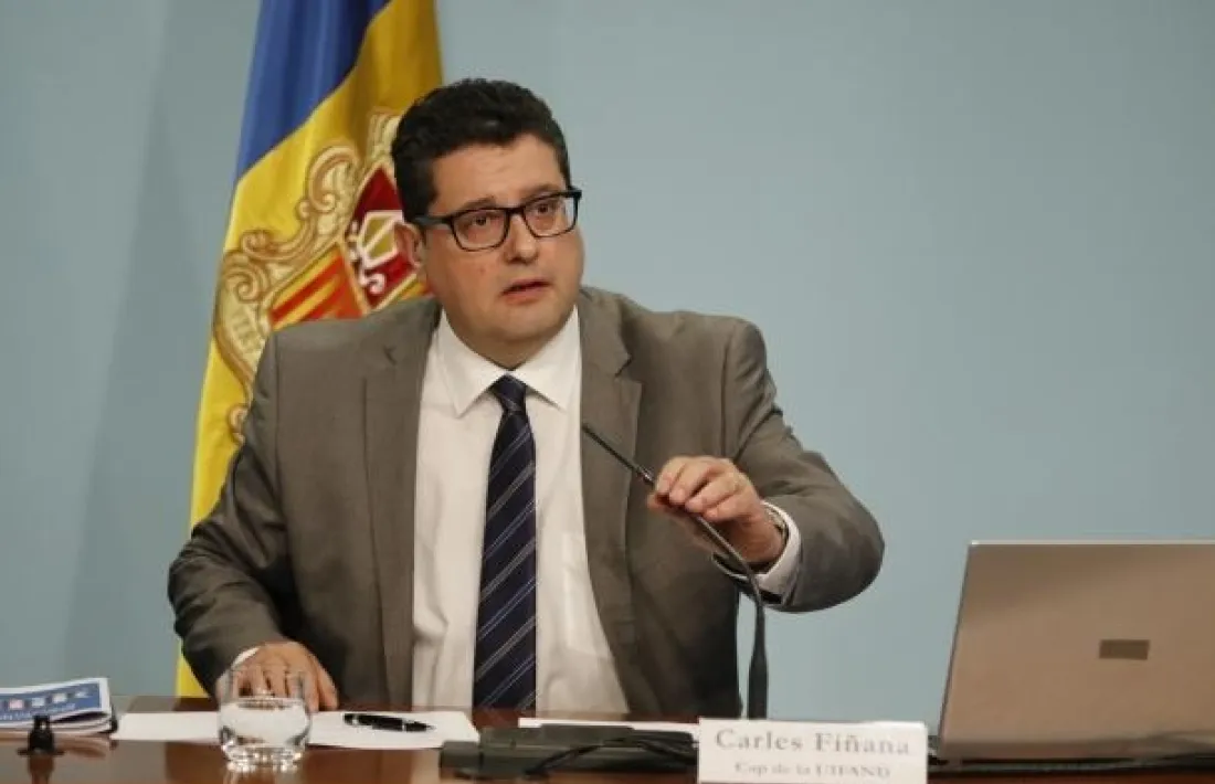El cap de la Unitat d’Intel·ligència Financera d’Andorra, Carles Fiñana.